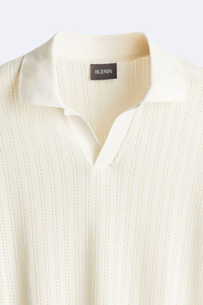 Herren Poloshirt Strick Modern Elegantes Design
