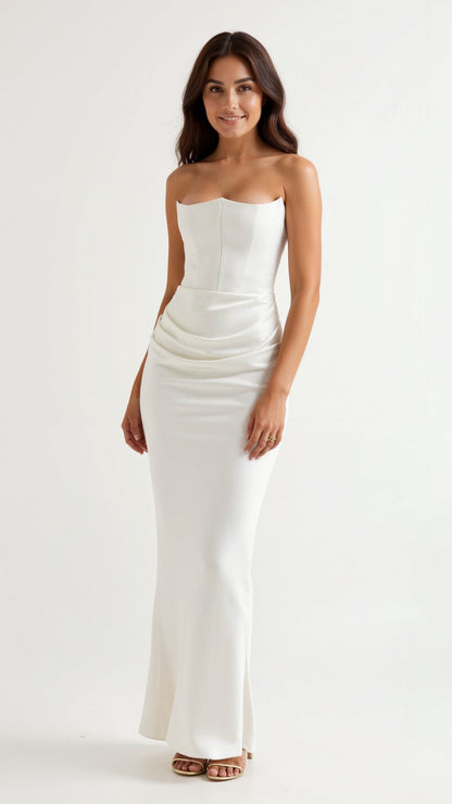 Damen Maxi-Kleid Hochzeitsgast-Eleganz Lang
