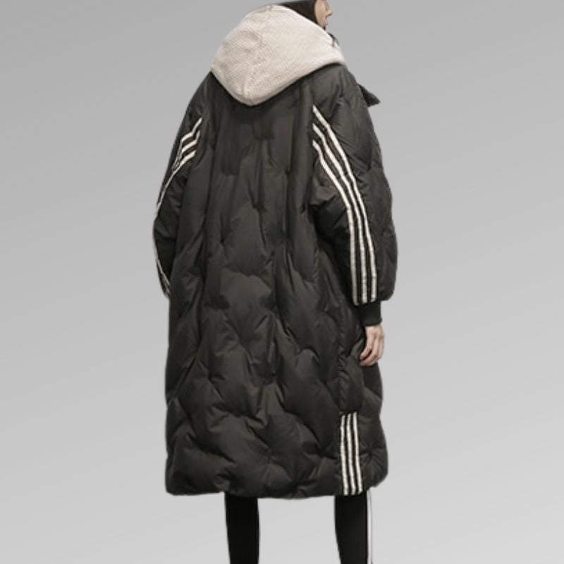Damen Pufferjacke Warme Winterdaunenjacke