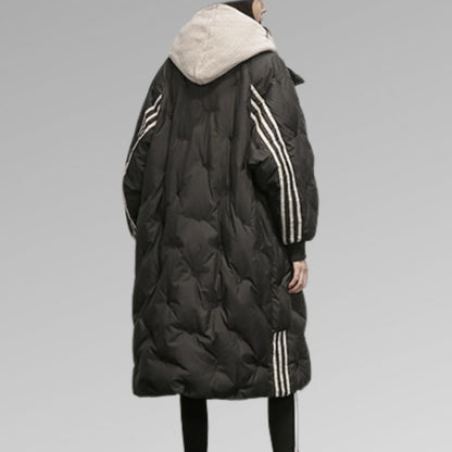 Damen Pufferjacke Warme Winterdaunenjacke