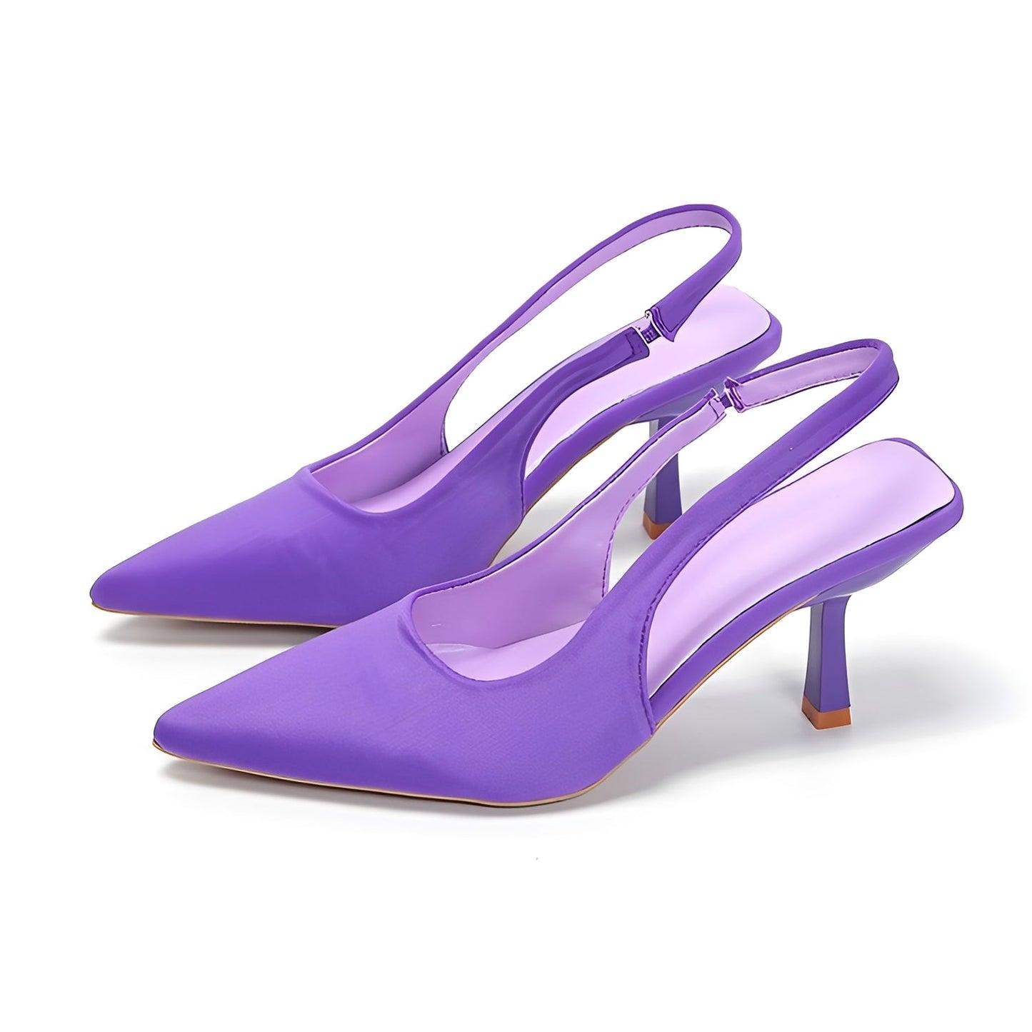 Damen Slingback High Heels Schuhe Elegantes Design