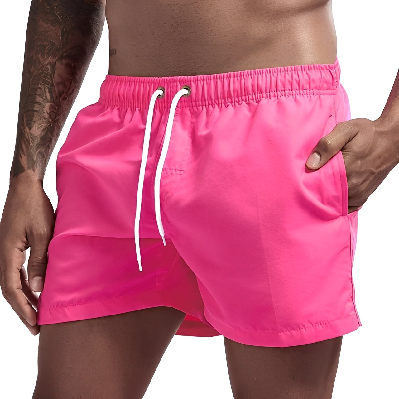 Herren Shorts Sommer Bequem Leicht