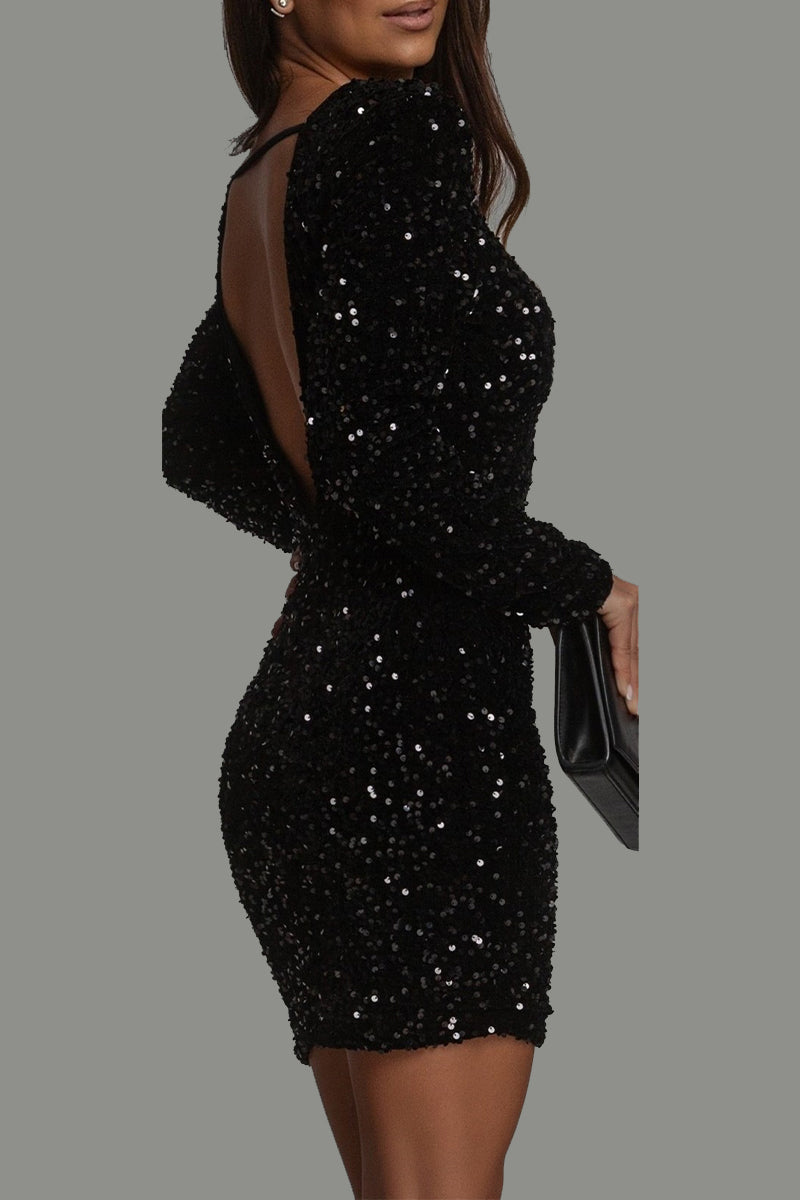Damen Mini-Kleid Elegant Kurz - Norvielle