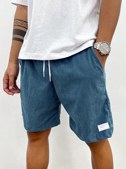 Herren Shorts Lockere Passform Kordelzug Bequem