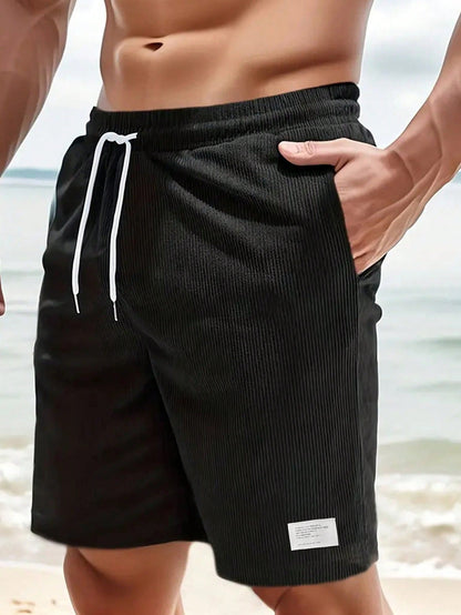 Herren Shorts Bequem Mit Kordelzug Sommer