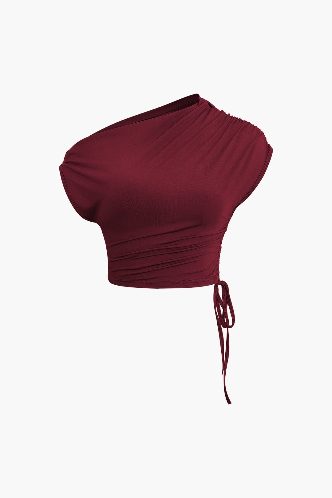 Damen Asymmetrisches One-Shoulder- mit Maxi-Rock