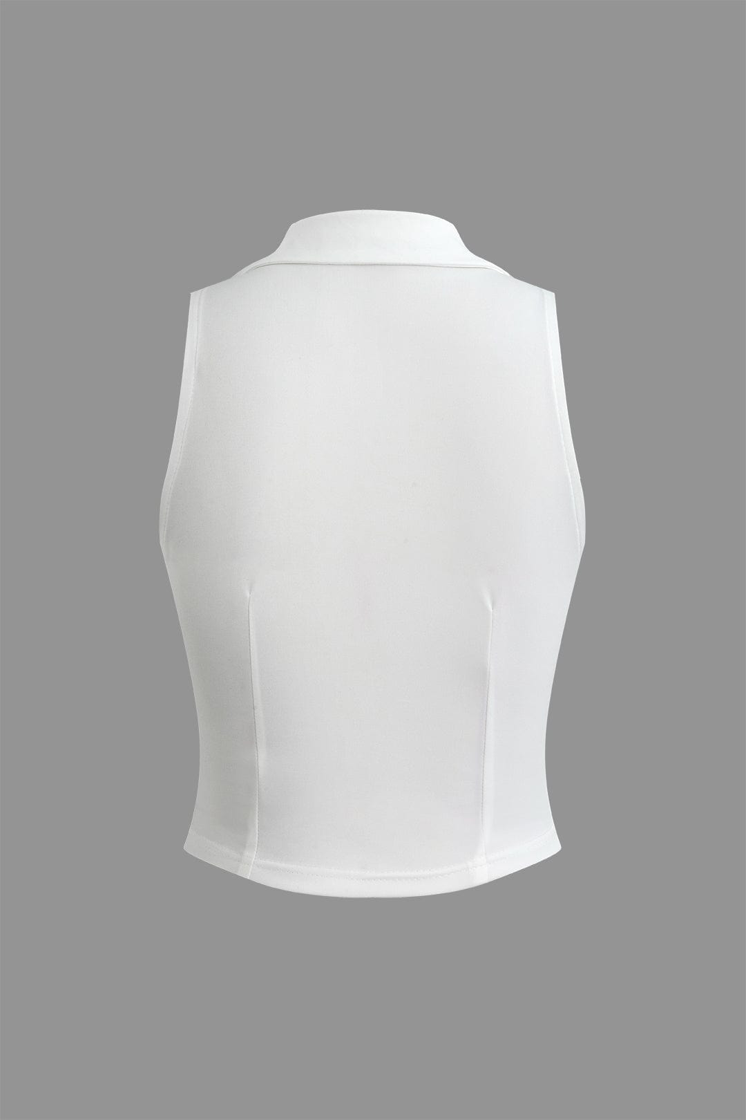 Damen Zweiteiler Weste Faltenrock Elegant