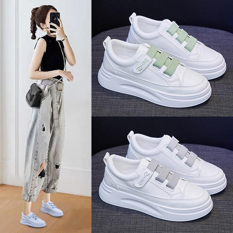 Damen Sneaker Atmungsaktives Mesh Elastisch Komfort Sohle Weiß - Norvielle