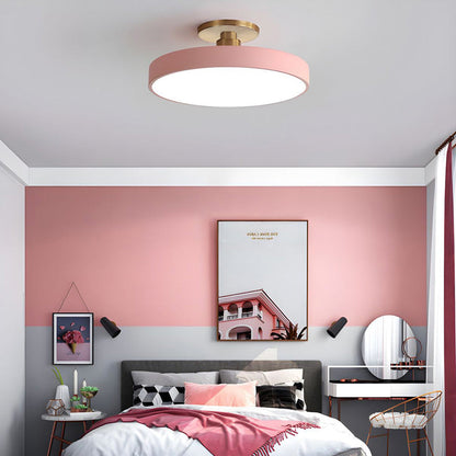 LED Deckenleuchte Gold Modern Dimmbar