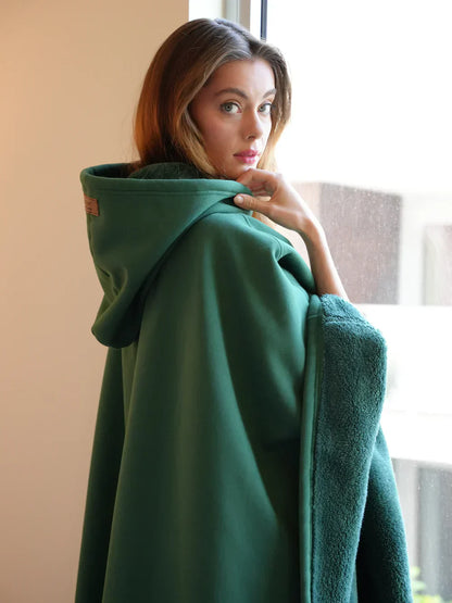 Große Kuscheldecke mit Kapuze Warm - Norvielle
