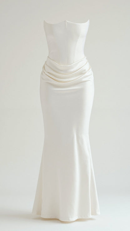 Damen Maxi-Kleid Hochzeitsgast-Eleganz Lang