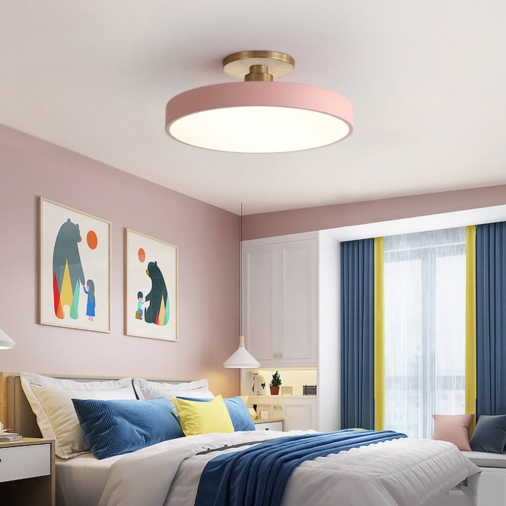 LED Deckenleuchte Gold Modern Dimmbar