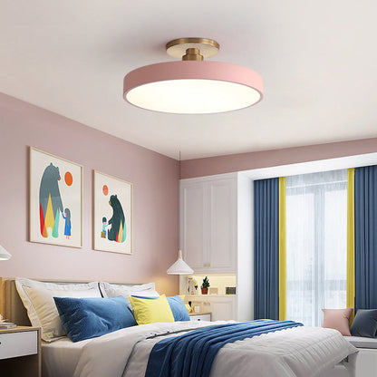 LED Deckenleuchte Gold Modern Dimmbar