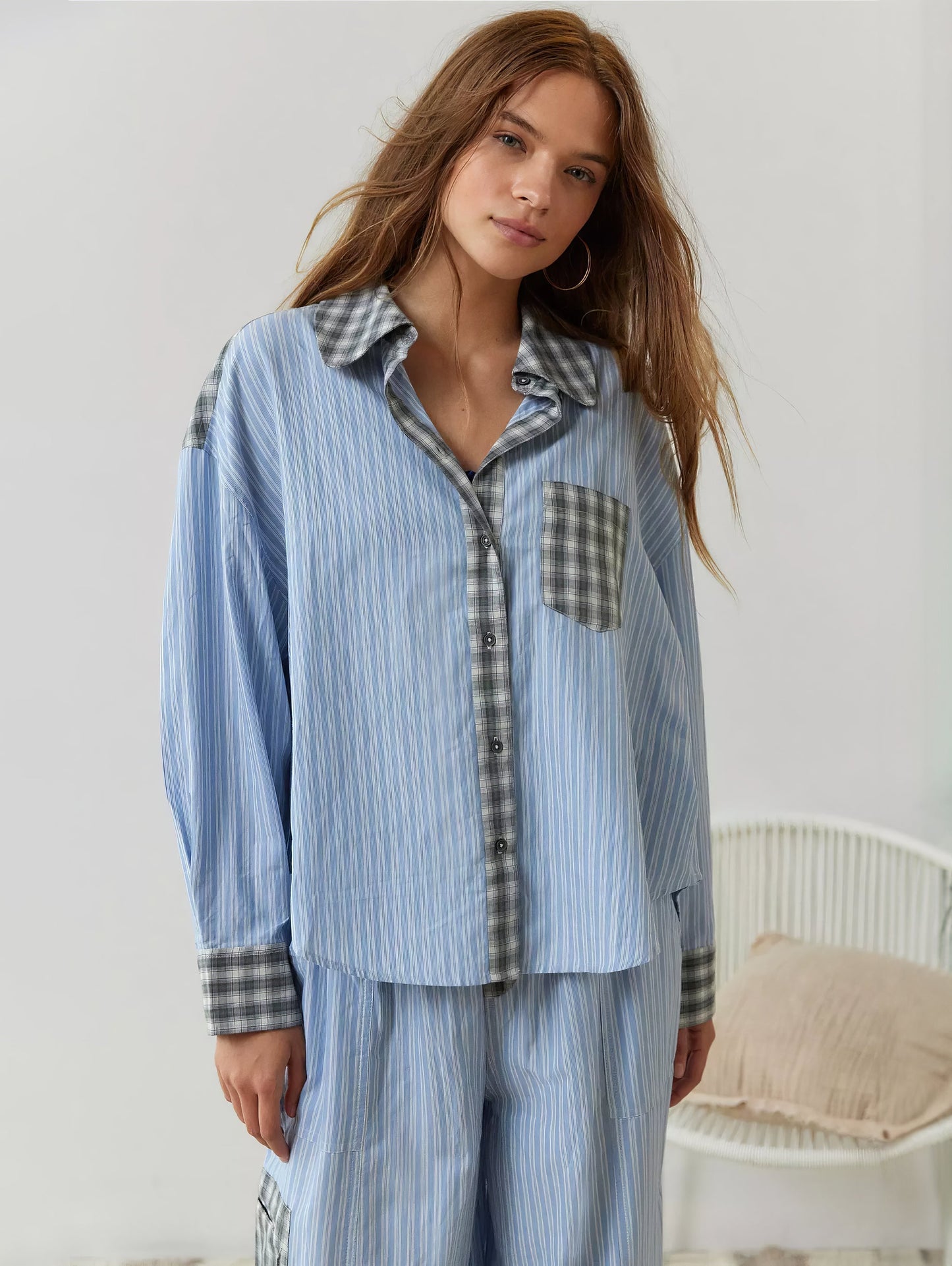Damen Pyjama-Set Weich Komfort