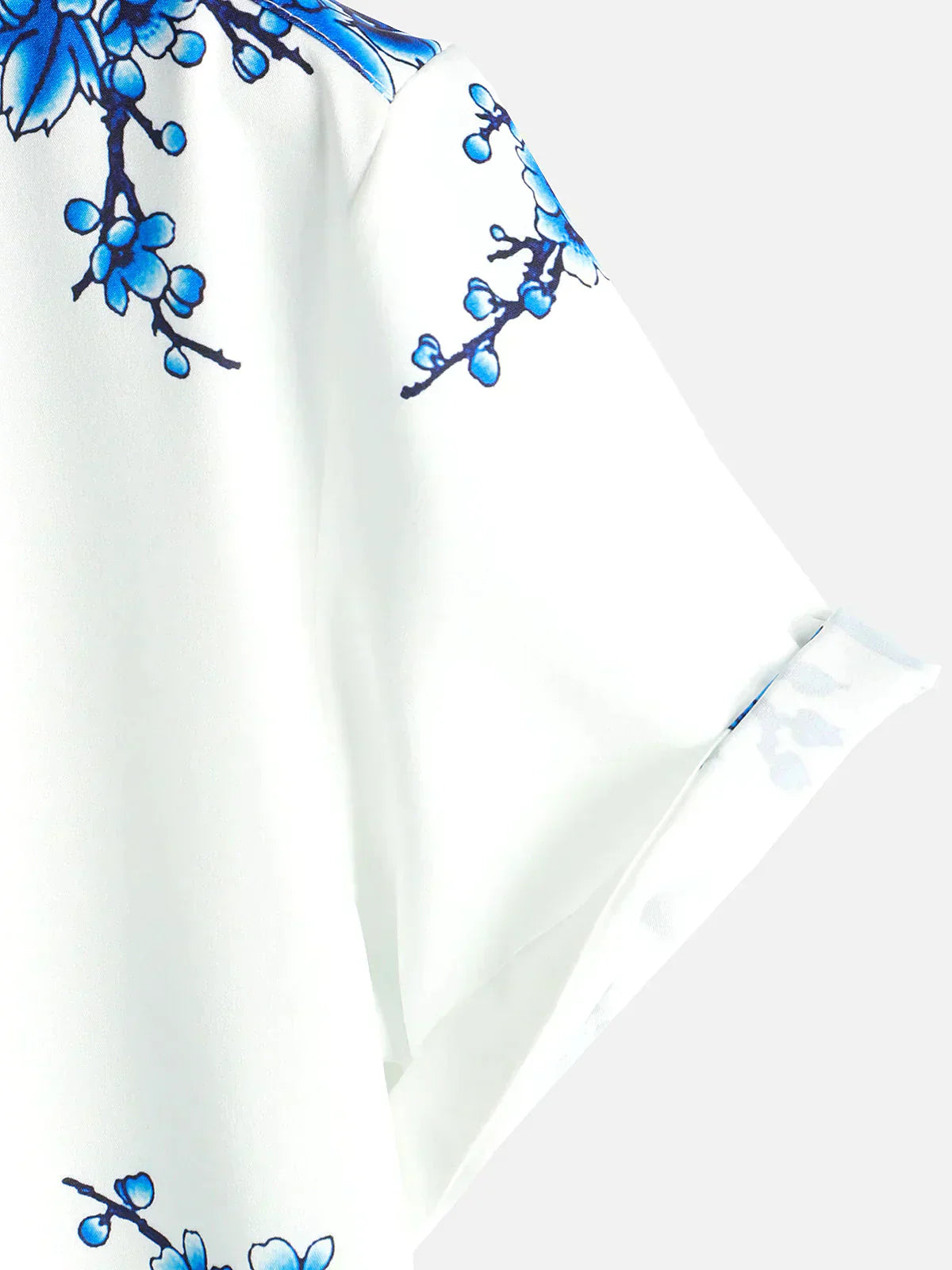Männer Kurzarm Hemd Floral Sommerhemd