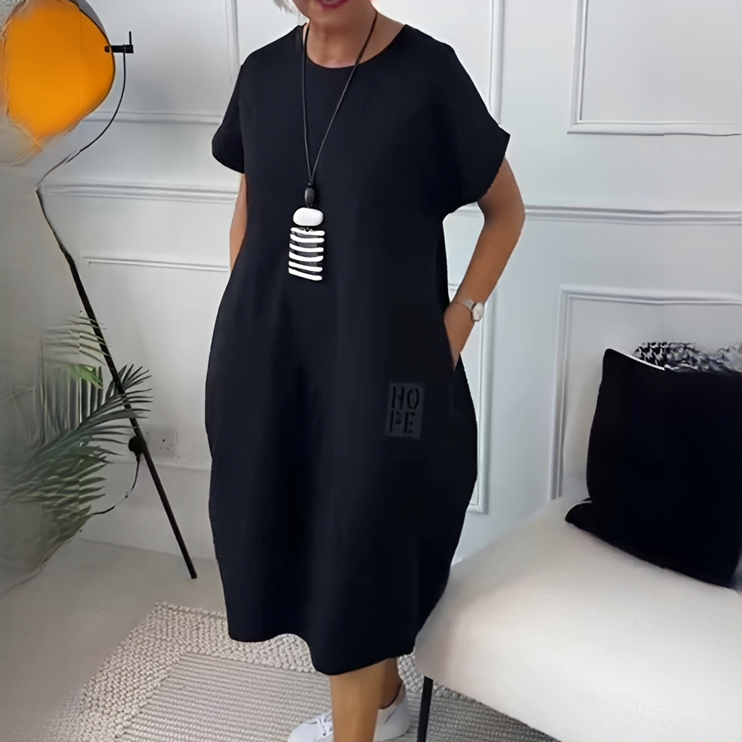 Damen Sommerkleid Leichtes Baumwollkleid Modern