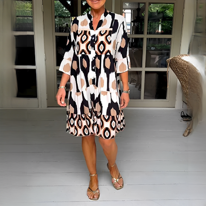 Damen Sommerkleid Schick Kurz Kleid - Norvielle
