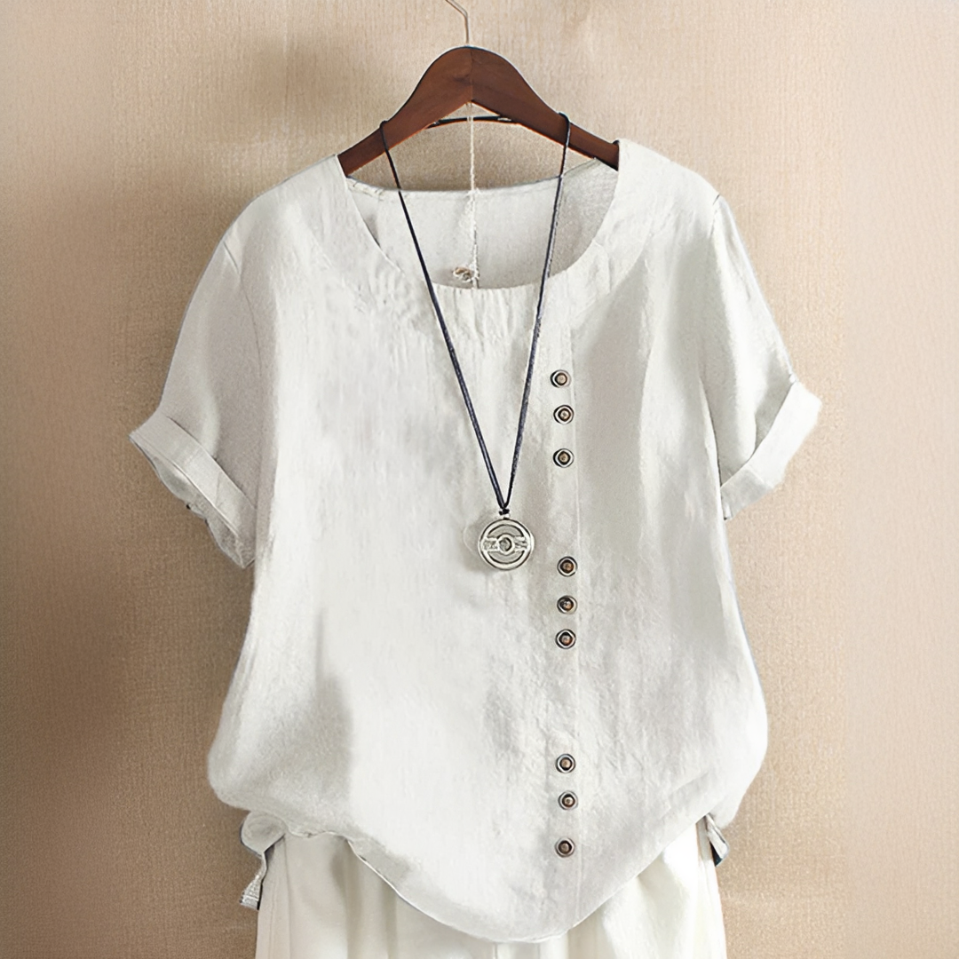 Damen Sommer T-Shirt Leicht Elegant - Norvielle