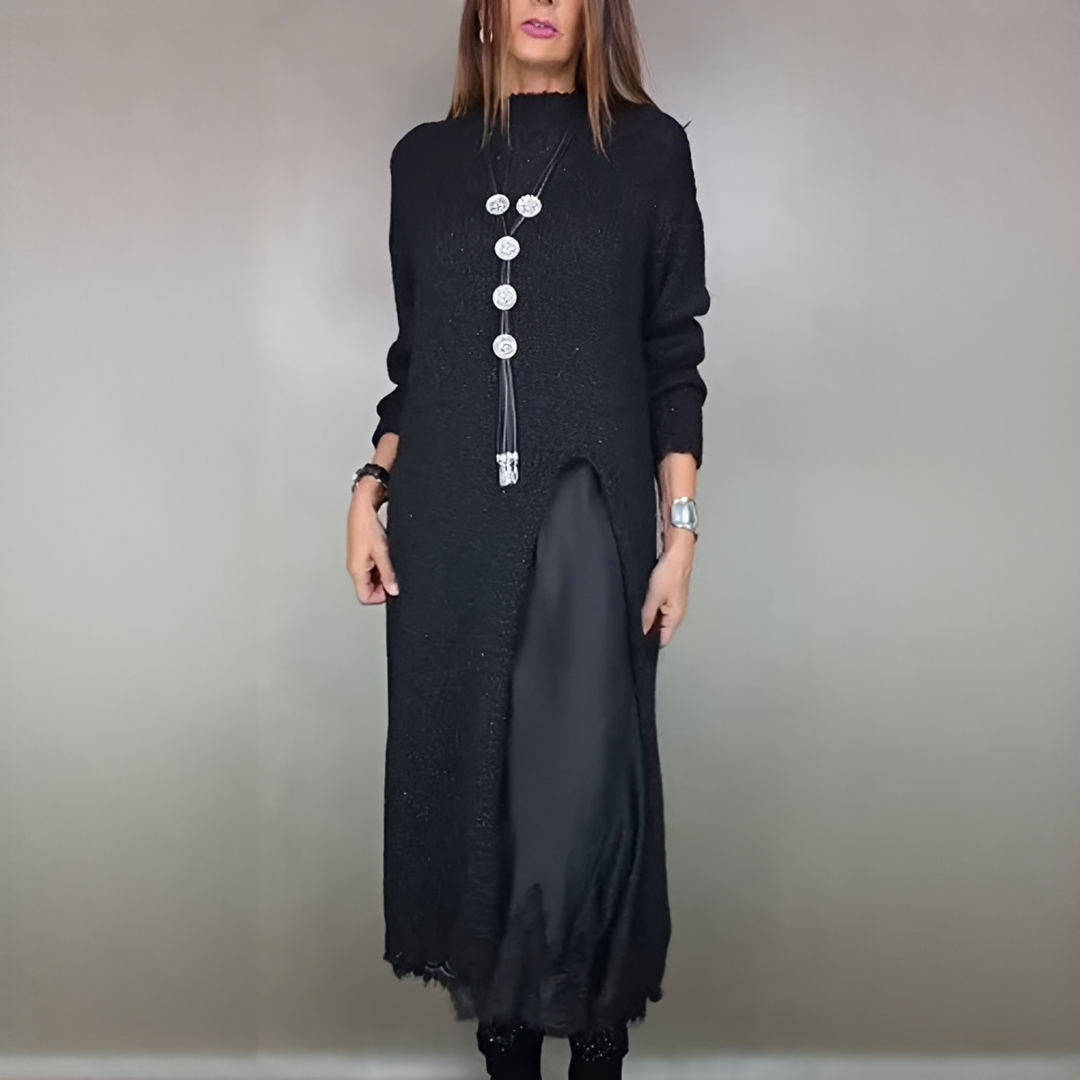 Damen Set Bluse Rock Elegantes