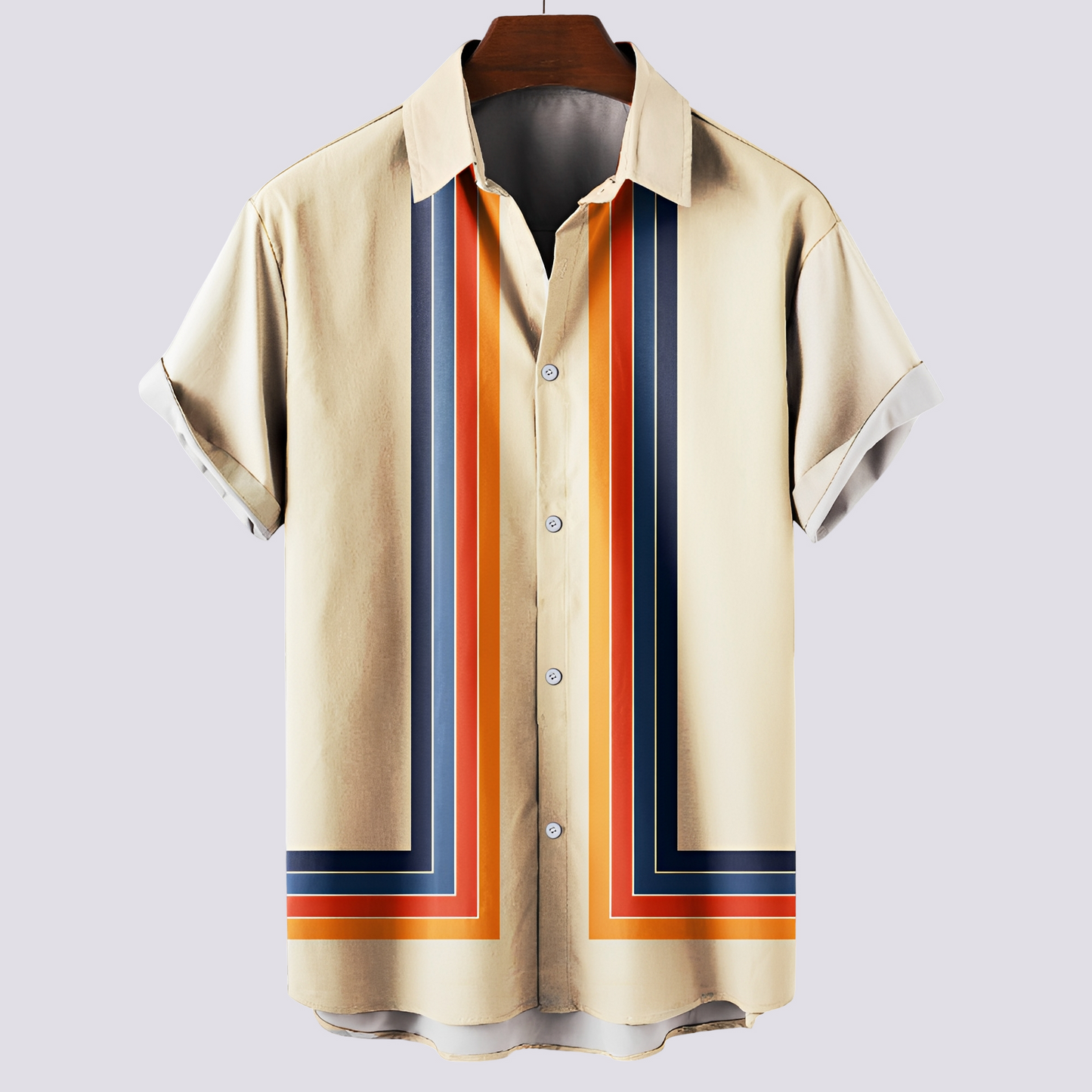 Herren Hemd Klassisch Bedruckt Modern - Norvielle