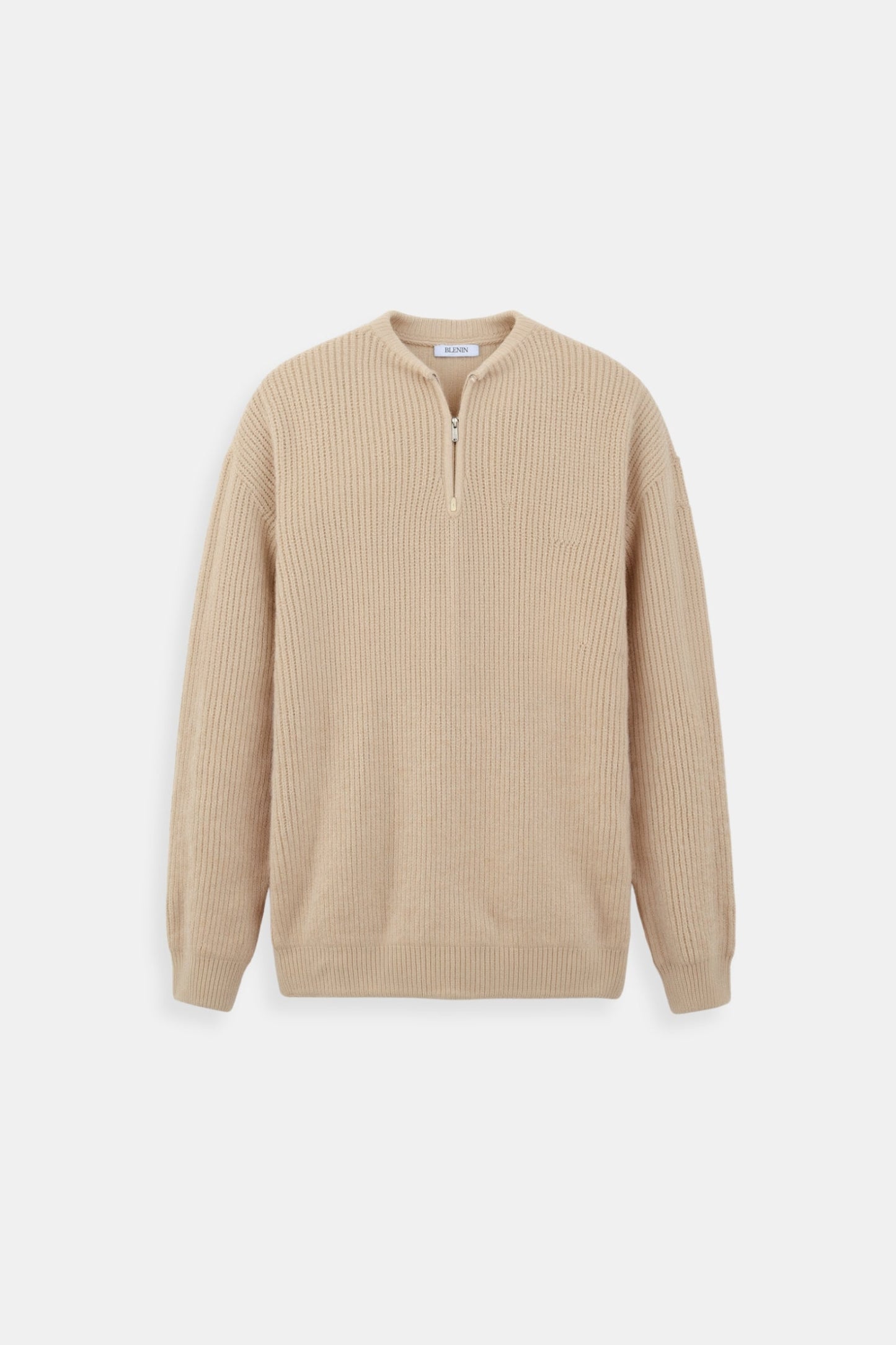 Strickpullover Reißverschluss Komfortmode Zeitlos - Norvielle