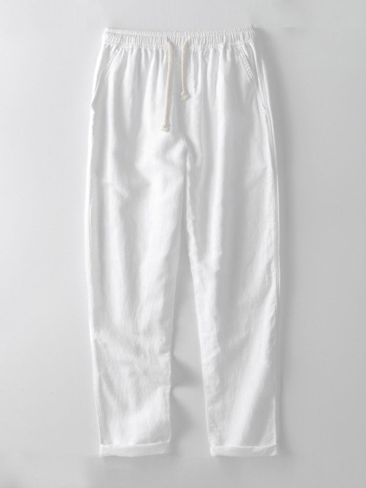 Herren Sommeranzug Hemd Hose Set