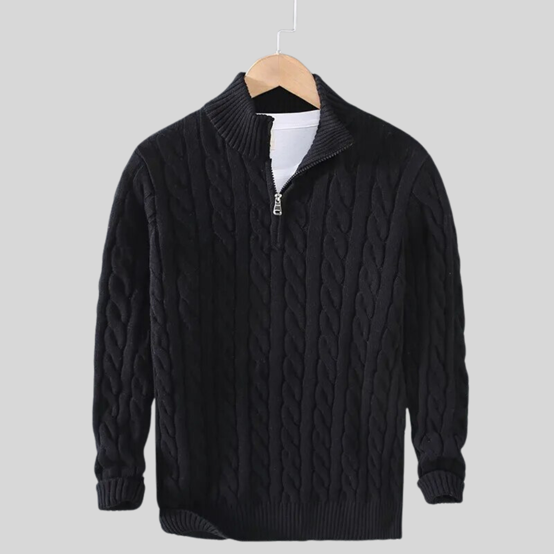 Damen Baumwollpullover Bequem Hellblau
