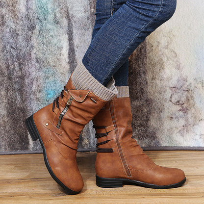 Damen Winterstiefel Weich Komfortabel Warm