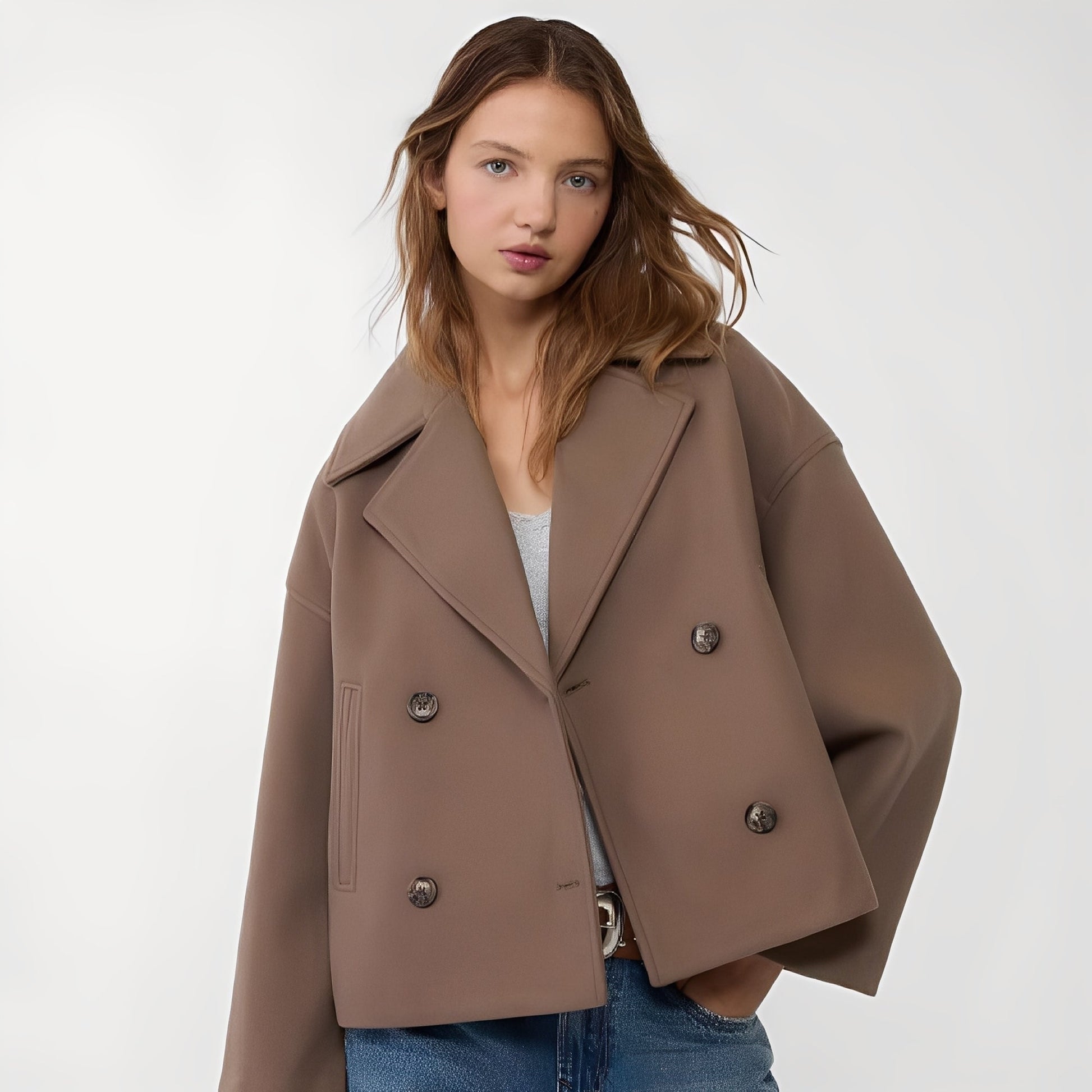 Damen Kurzjacke Freizeit Freizeitjacke Casual - Norvielle