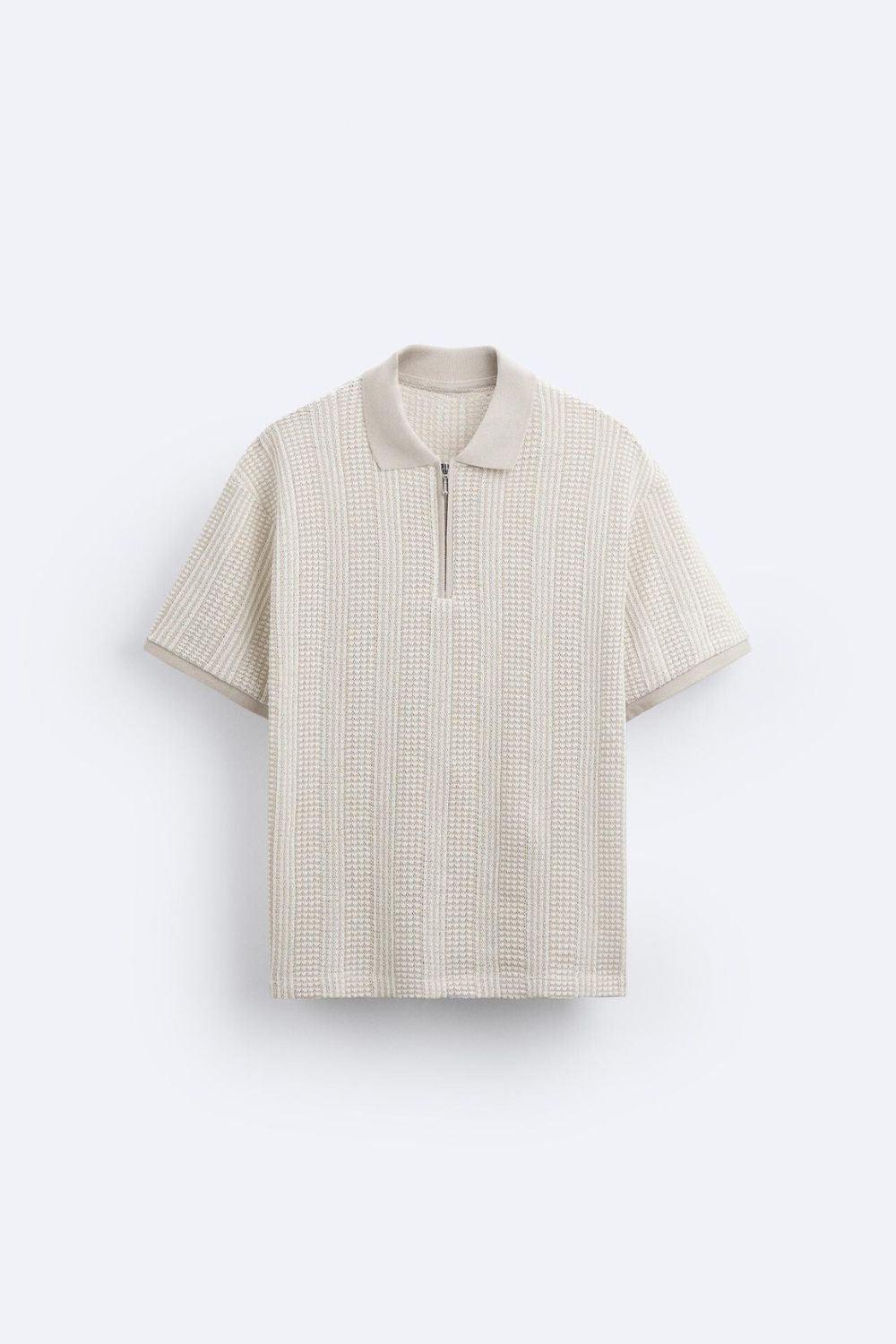Herren Strickpolo Mit Reißverschluss Sportlich Modern - Norvielle