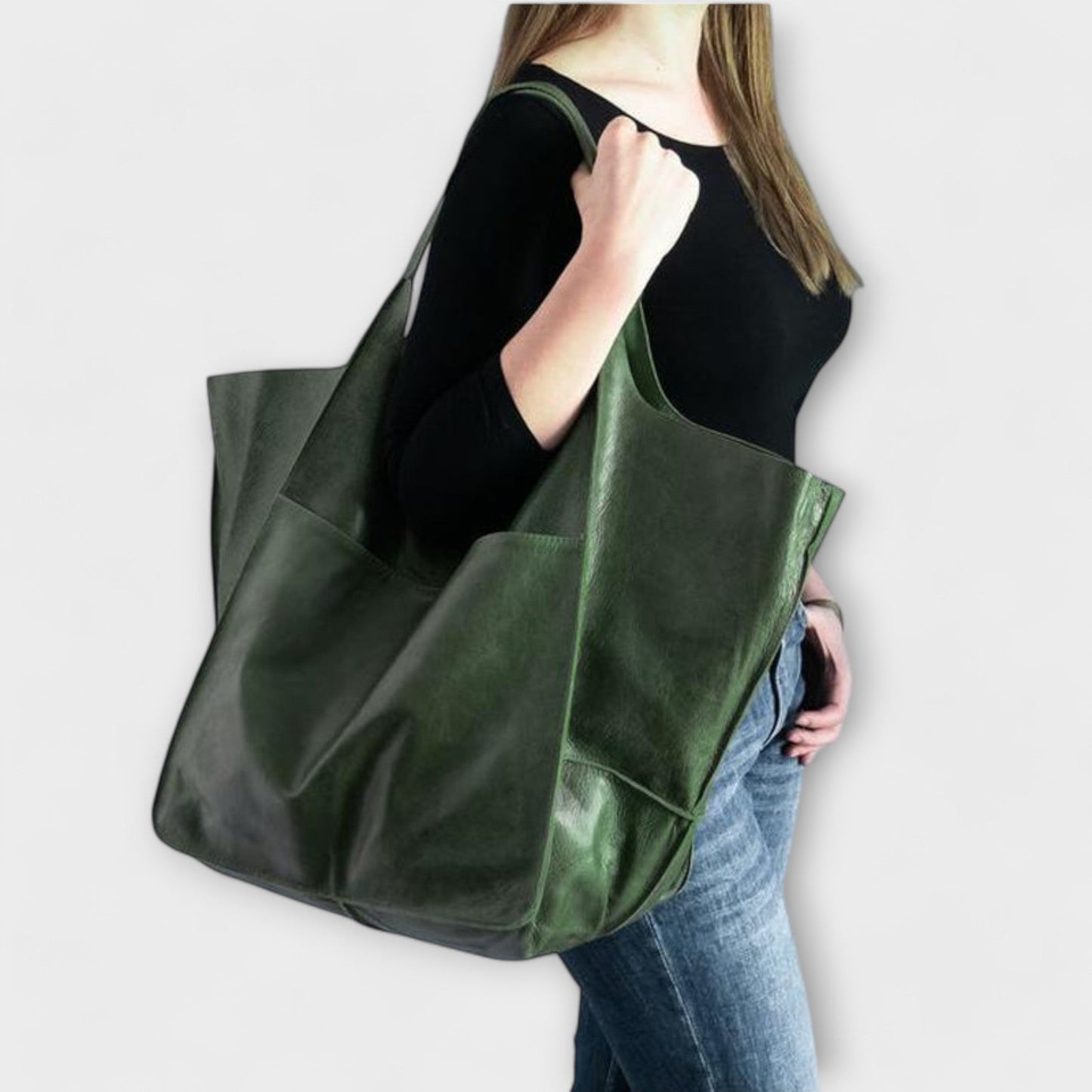Damen Großtasche Klassisch Leder