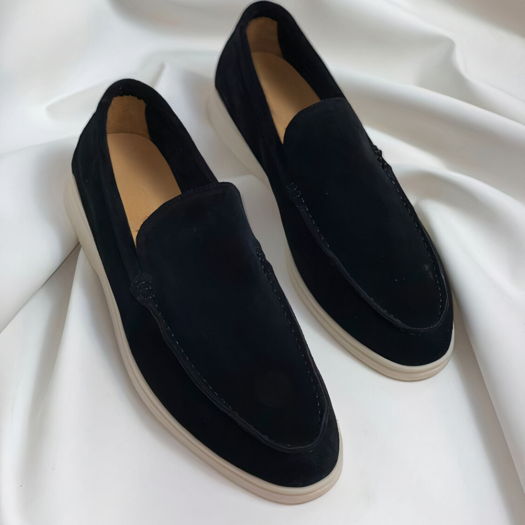 Herren Leder Loafer Schuhe Vintage Braun - Norvielle