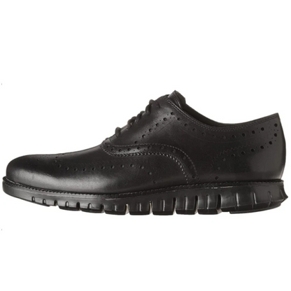 Herren Lederschnürschuhe Flügelspitze Brogue Schuhe