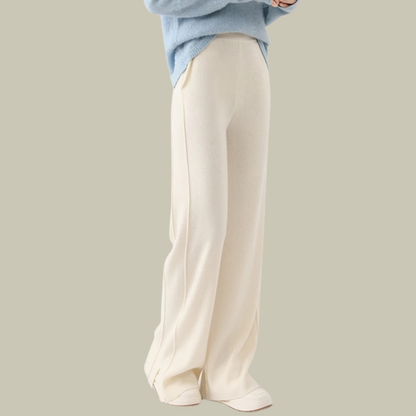 Damen Strickhose Locker Geschnitten Bequem