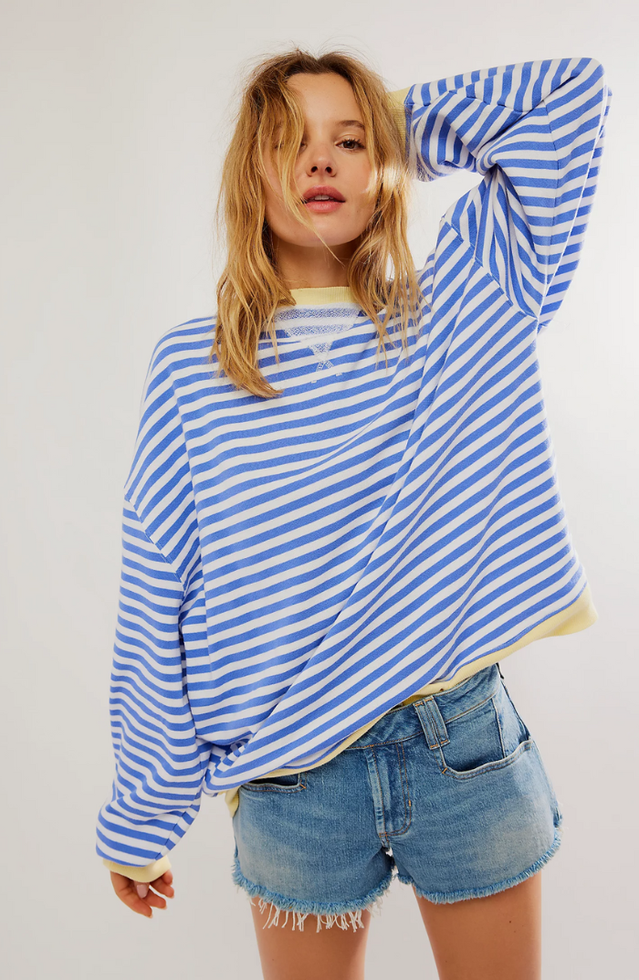 Damen Rundhals Pullover aus Strick für Frühling