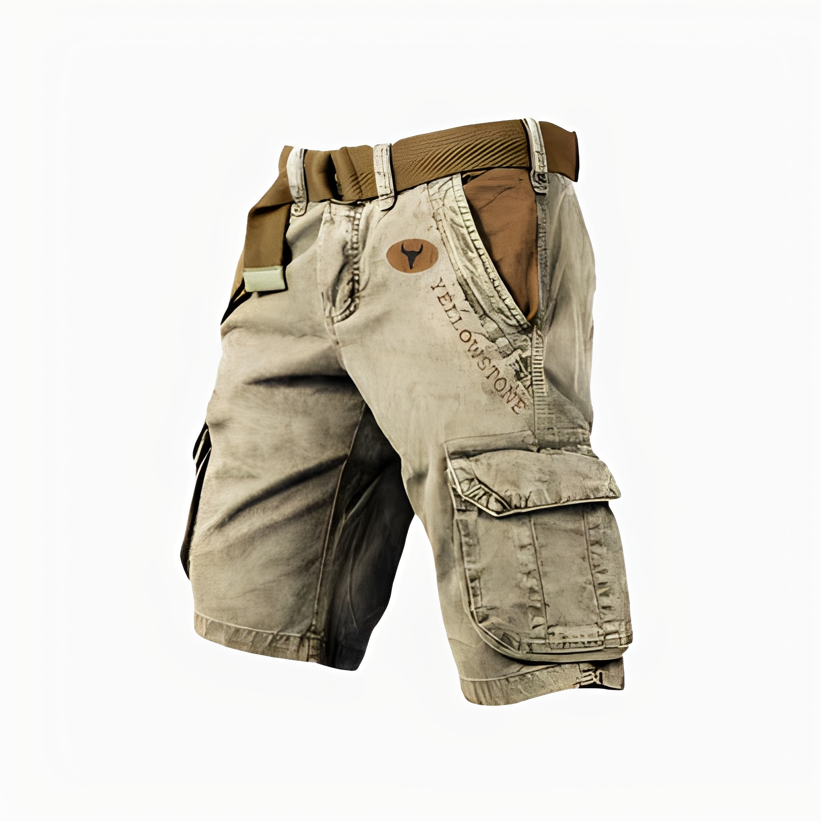 Herren Cargo Shorts Leicht Bequem Freizeit Shorts - Norvielle