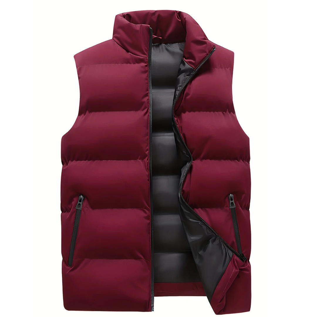 Herren Steppweste Modern Warm