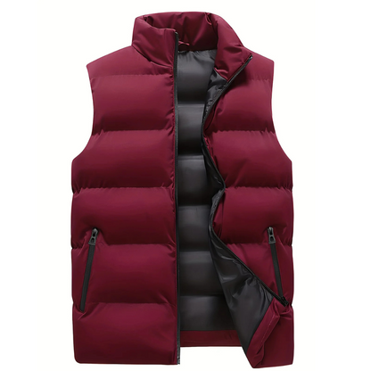 Herren Steppweste Modern Warm