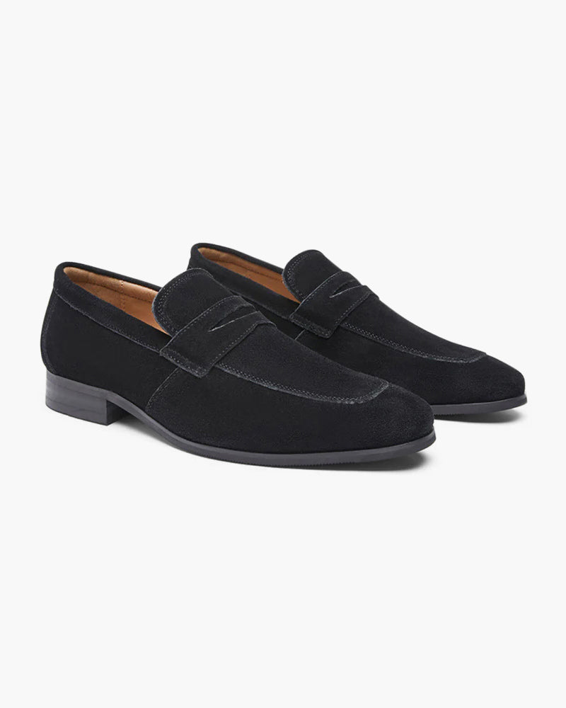 Männer Loafer Schuhe Wildleder Braun Elegante - Norvielle