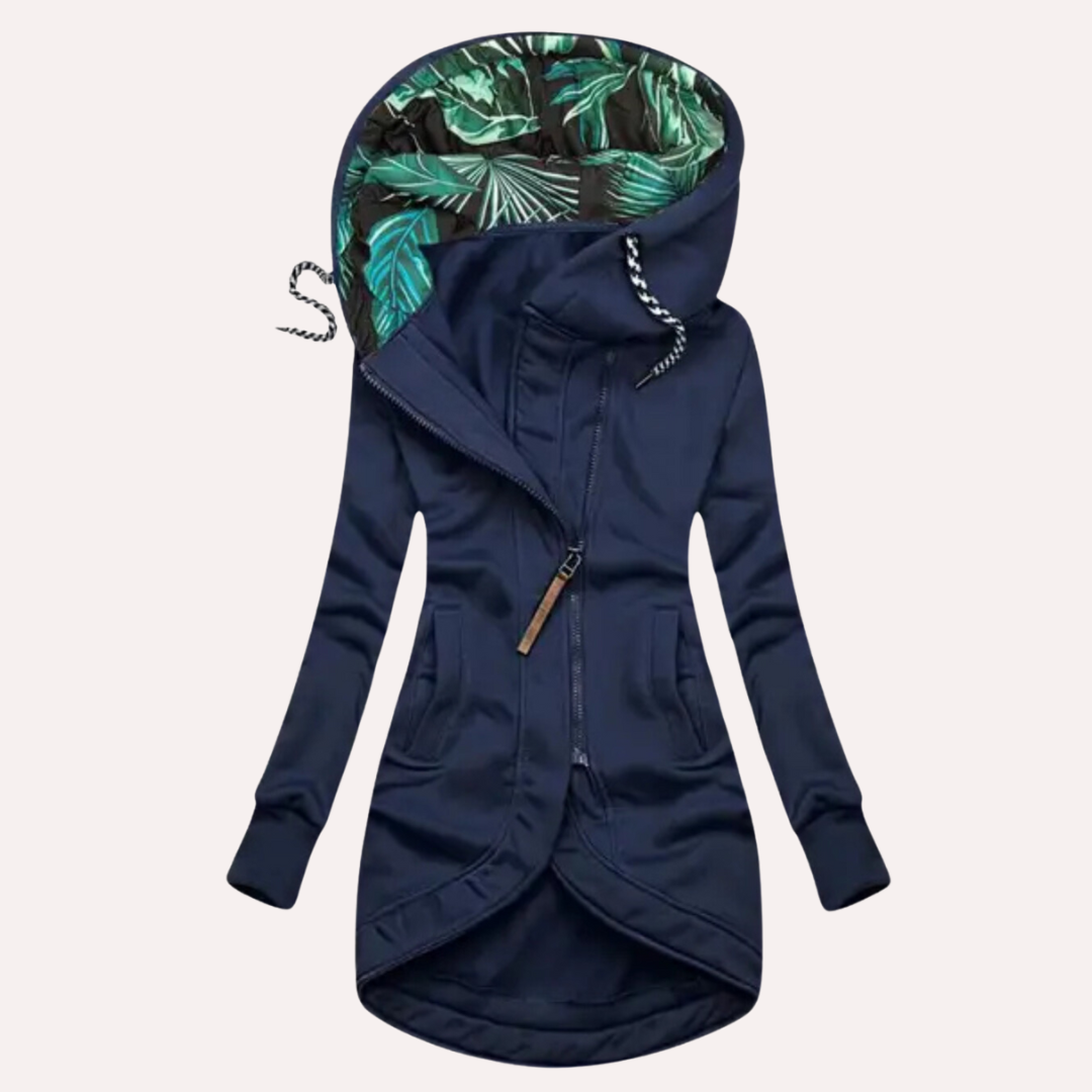 Damen Hoodie Kapuze Gemustert Trendy - Norvielle