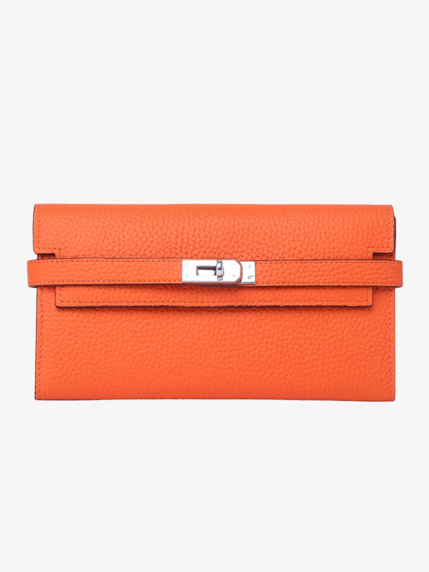 Damen Lederbrieftasche Klassisch Groß Schwarz - Norvielle