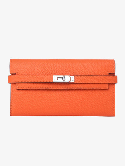 Damen Lederbrieftasche Klassisch Groß Schwarz - Norvielle