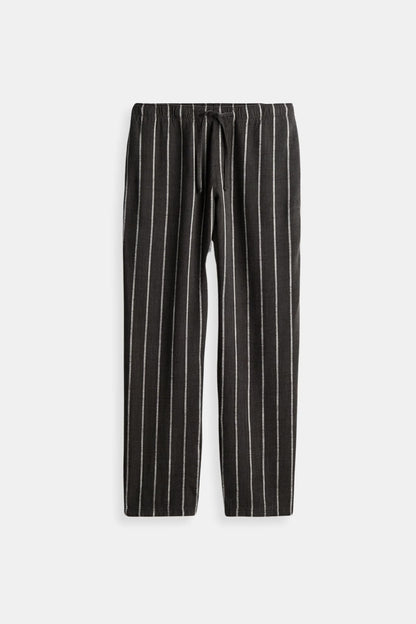 Herren Loungehose Nadelstreifen Moderner Oldschool Stil