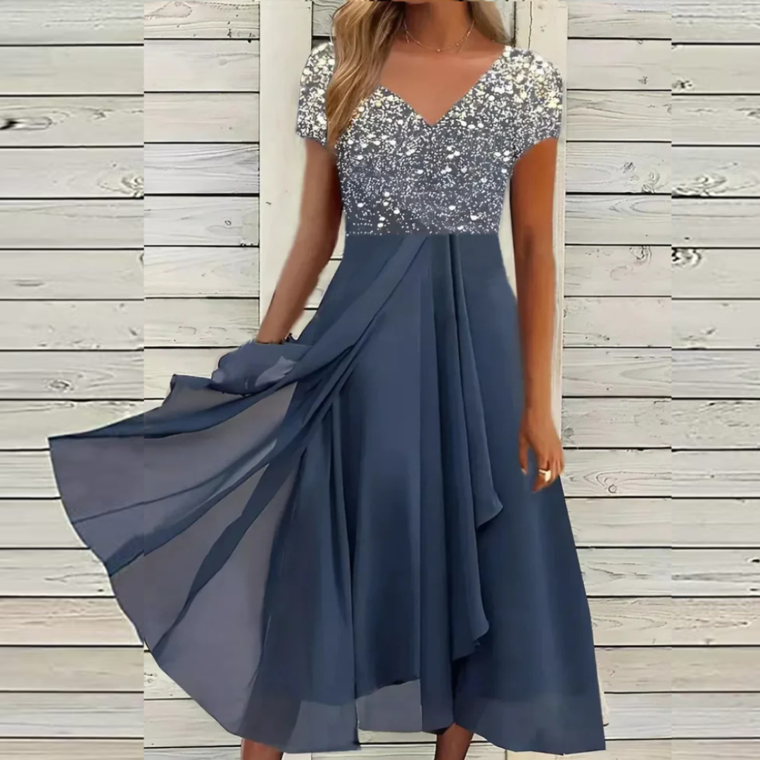 Damen Sommerkleid Leichtes Baumwollkleid Modern