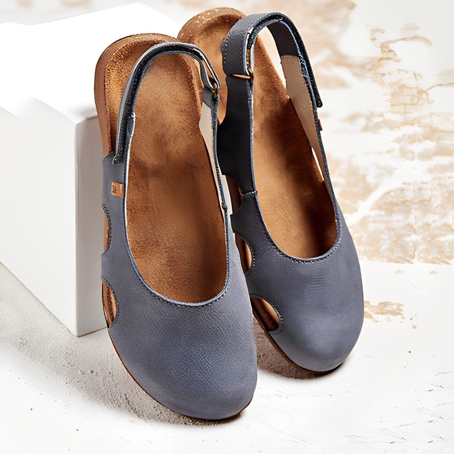 Damen Sandalen mit Fußbett Unterstützung