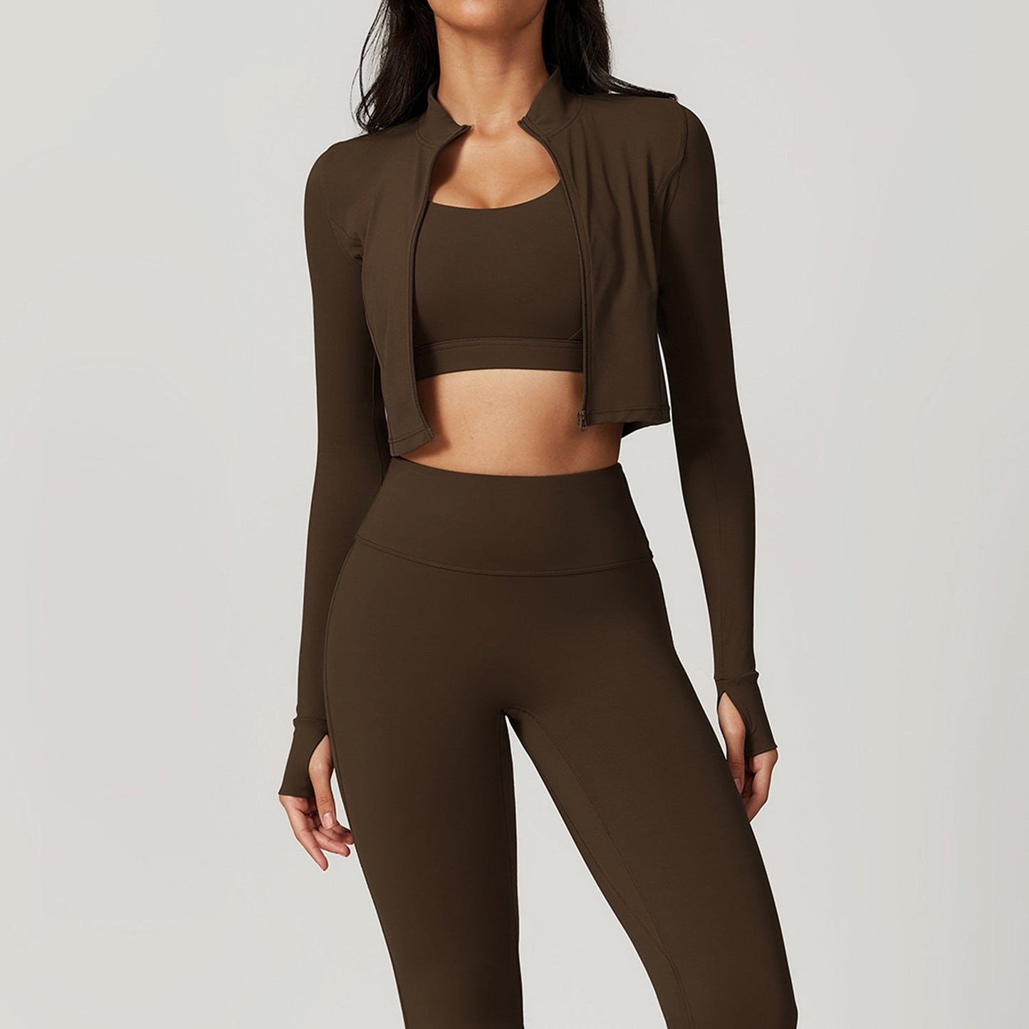 Damen Sportset 3-teilig Modern Stilvoll