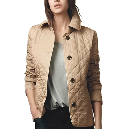 Damen Taillierte Jacke Warm Modern