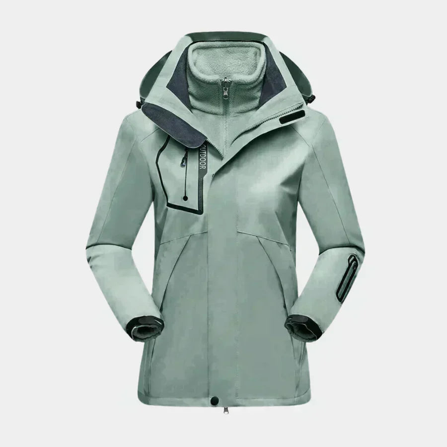 Damen Winterjacke Warme Kapuze Wasserdicht