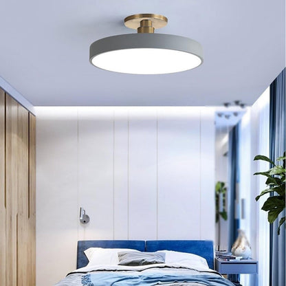 LED Deckenleuchte Gold Modern Dimmbar