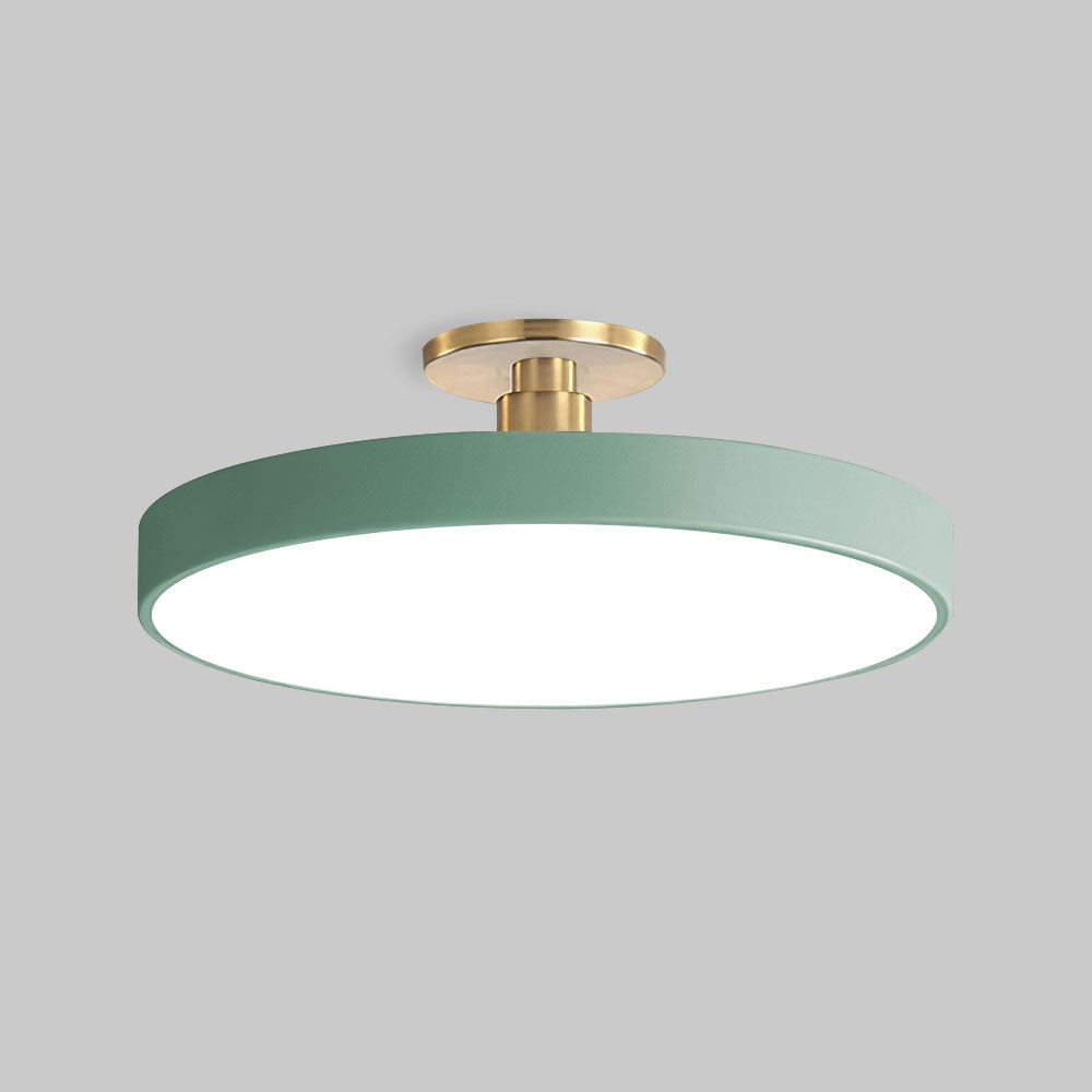 LED Deckenleuchte Gold Modern Dimmbar